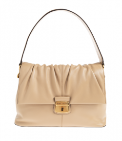 Camel Leather The Cristina Messenger Bag