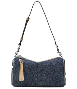 Dark Wash Indigo The Snapshot Shoulder Bag