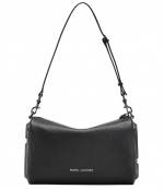 Black Leather The Snapshot Shoulder Bag