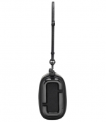 Black Leather The Snapshot Shoulder Bag
