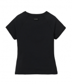Black/Red Marc Jacobs Kiss Lips Logo Shrunken Tee
