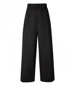 Black Cholo Chino Pants