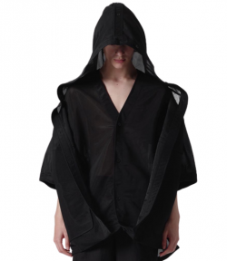 Black Wing Half Shirt