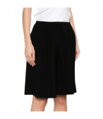 Black Mens Pleated Bermuda Shorts