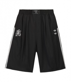 Black WC Pinstripe Shorts