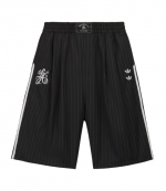 Black WC Pinstripe Shorts