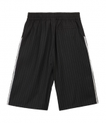 Black WC Pinstripe Shorts