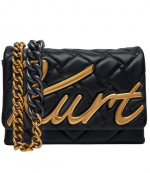 Black Leather Mini Kensington Kurt Bag