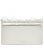 White Leather Mini Kensington Kurt Bag