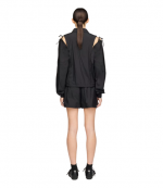 Black Women 3S Nylon Track Jacket