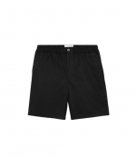 Black Nylon Short Elasticated Shorts