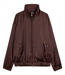 Dark Brown Wales Bonner x Y-3 Satin Jacket