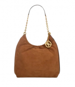 Indie Loden Leather Large Cinch Shoulder Bag