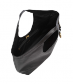 Black Haddie Leather Large Tote Bag