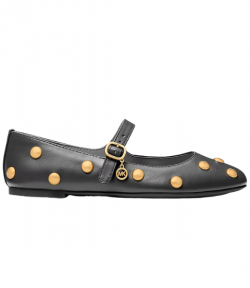 Nellie Black Leather Flex Ballet
