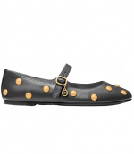 Nellie Black Leather Flex Ballet