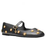 Nellie Black Leather Flex Ballet