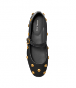 Nellie Black Leather Flex Ballet