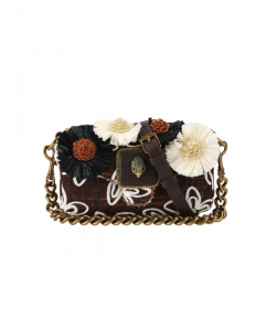 Brown Mini Pimlico Bag Flower Bag