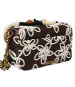 Brown Mini Pimlico Bag Flower Bag