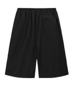 Black Twill WC Long Shorts