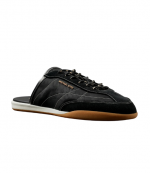 Black Suede Leather Nolan Mule