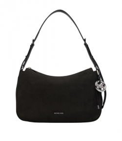 Black Nolita Leather Medium Tz Conv Shoulder Bag