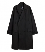 Black Cbn Nylon Coat