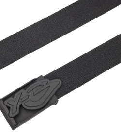 Black Y-3 Logo Belt