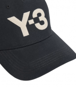 Black/White  Y-3 Logo Cap