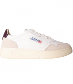 White/Fig Leather Medalist Low Man
