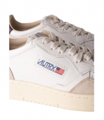 White/Fig Leather Medalist Low Man