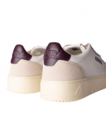 White/Fig Leather Medalist Low Man