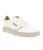White/Dark Green Leather Medalist Low Man