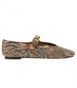 Brown Camel Suede Mayfair Ballet Flat