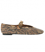 Brown Camel Suede Mayfair Ballet Flat