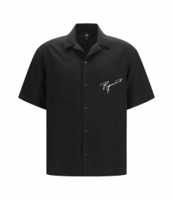 Black Love And Kisses Resort Shirt