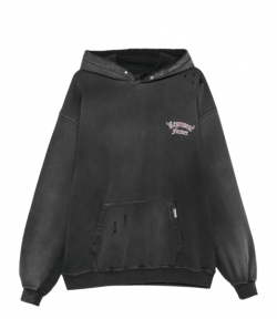 Washed Black Duality Hoodie