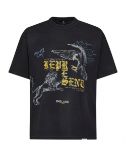 Washed Black Enemy T-Shirt