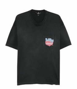 Stained Black Beach Boys Americas Band T-Shirt