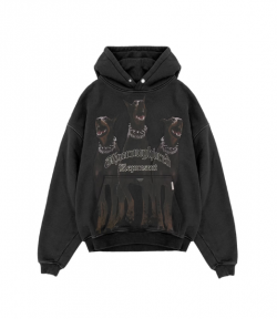 Vintage Black Thoroughbred Hoodie