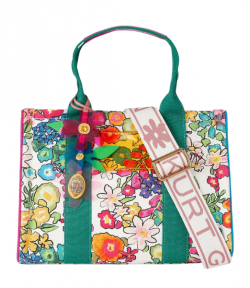 White/Multicolor Small Southbank Tote Bag