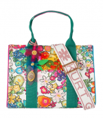 White/Multicolor Small Southbank Tote Bag