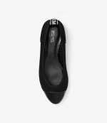 MICHAEL MICHAEL KORS VICKY BALLET BLACK KNIT BALLARINA