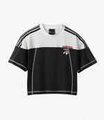 ADIDAS x ALEXANDER WANG BLACK/WHITE CROP TOP