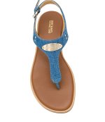 MICHAEL MICHAEL KORS MK DENIM PLATE THONG