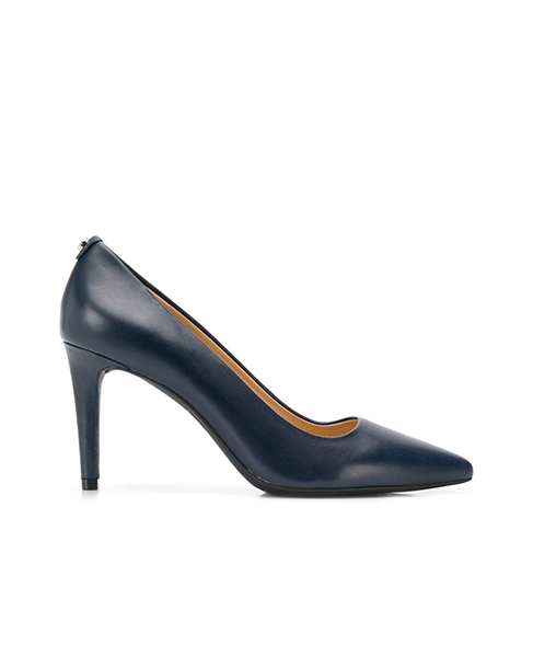 MICHAEL MICHAEL KORS DOROTHY FLEX NAVY LEATHER PUMP