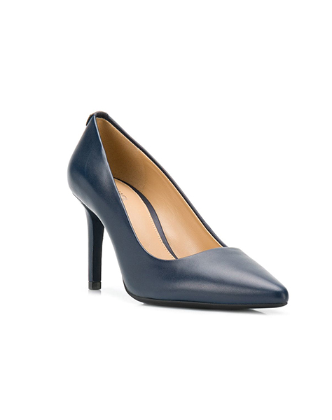 MICHAEL MICHAEL KORS DOROTHY FLEX NAVY LEATHER PUMP