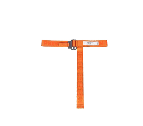 Hp Tapebelt Classic Buckle Orange Grey
