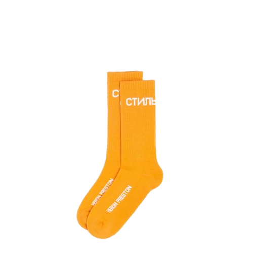 Ctnmb Long Socks Orange White